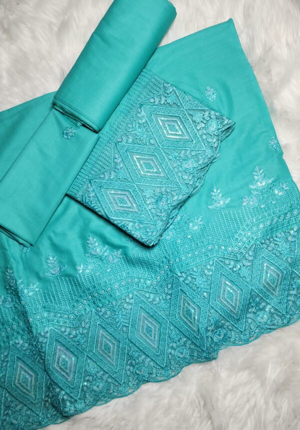 Embroidered lawn 2 piece